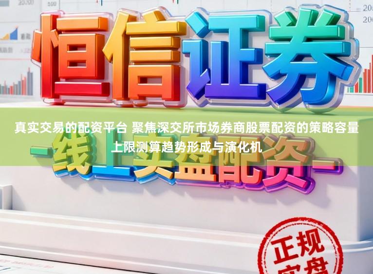 真实交易的配资平台 聚焦深交所市场券商股票配资的策略容量上限测算趋势形成与演化机
